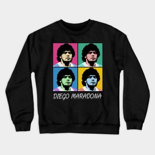 Diego Maradona 80s Pop Art Style Crewneck Sweatshirt